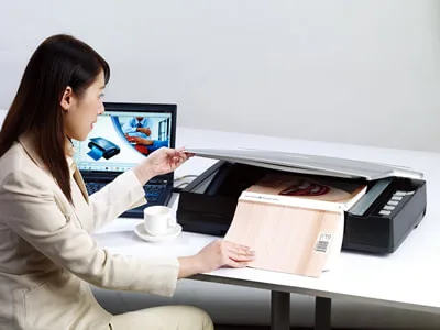 Mesin Pengimbas Buku Heavy Duty Book Scanner Plustek Opticbook A300