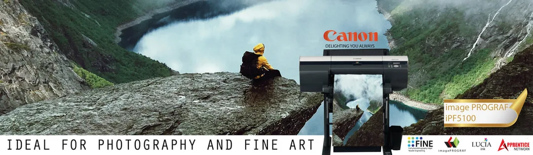 Mesin Cetak Gambar Besar, A2 Printer, 12 colours, A2 Paper Tray, Canon ImagePROGRAF IPF5100